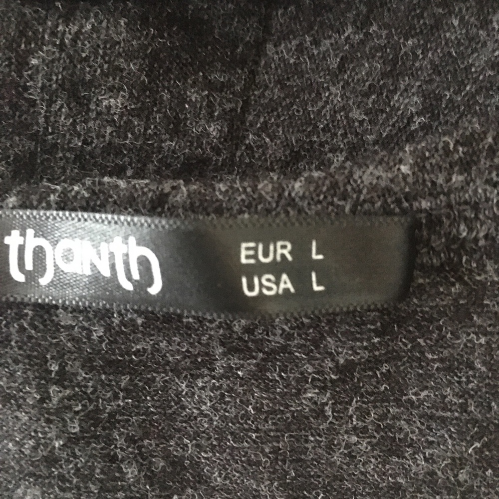 Cozy long grey duster large